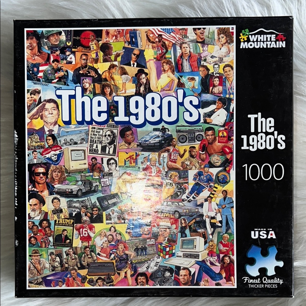 White Mountain 1000-Piece 1989’s Jigsaw Puzzle